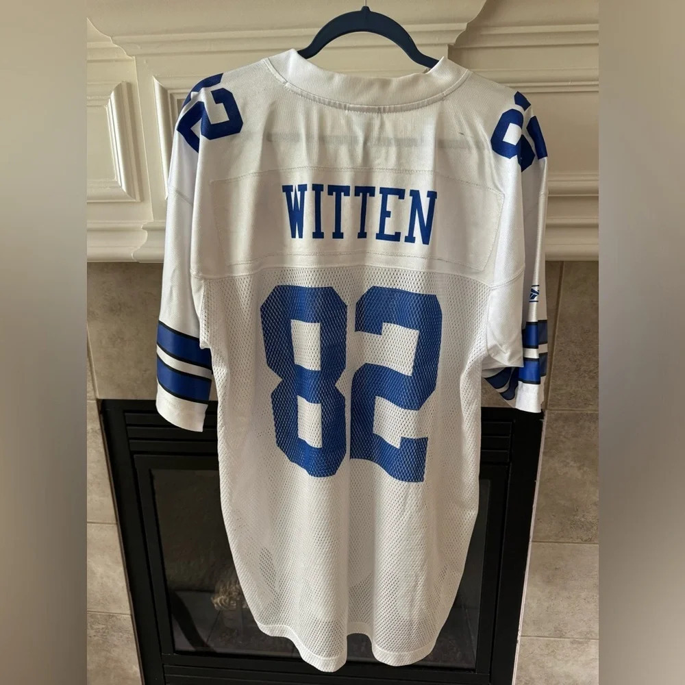 Reebok NFL On Field Jersey Dallas Cowboys Jason Witten #82 White Size L - Picture 2 of 15